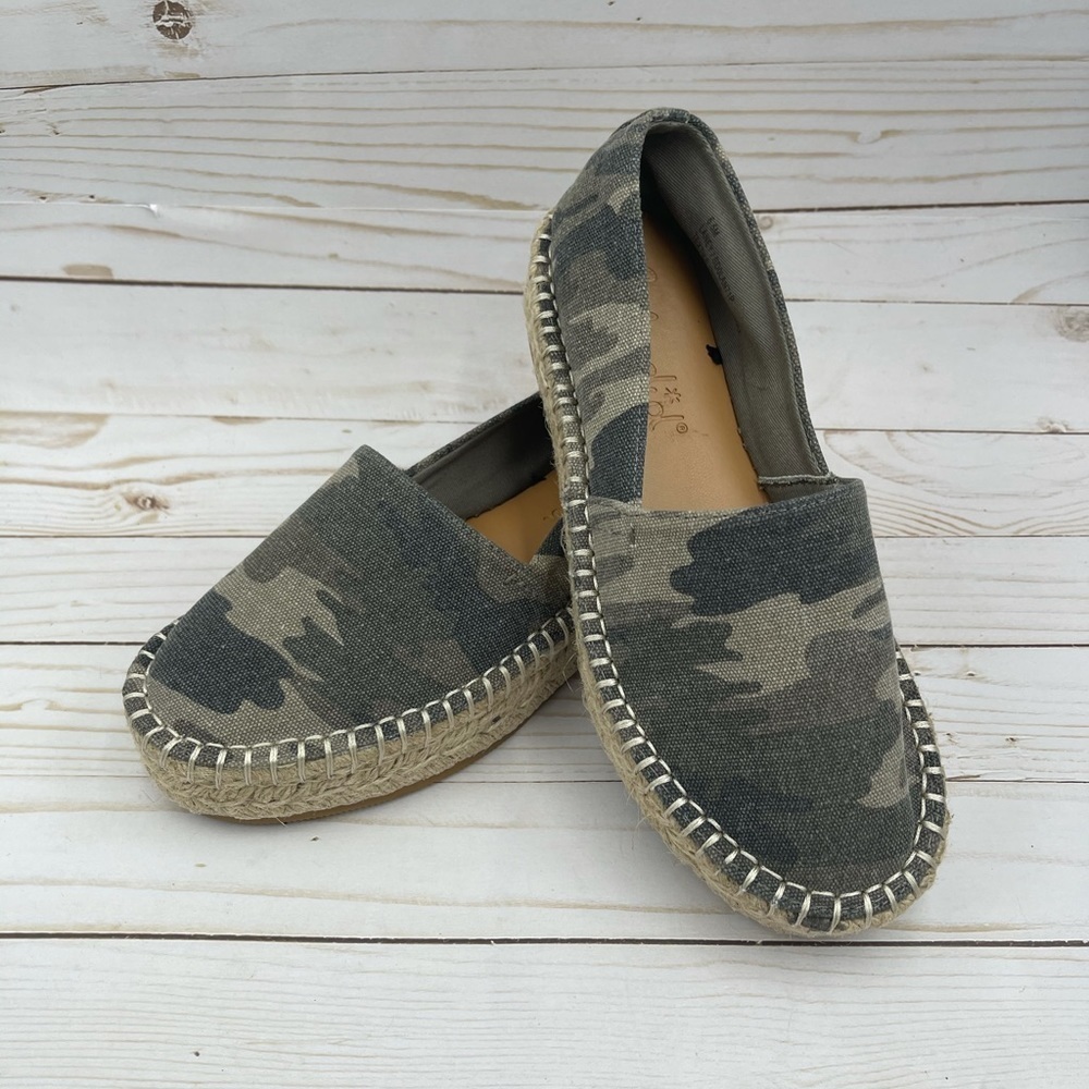 Splendid Laney Womens 6.5 Camo Platform Espadrille - Picture 1 of 8